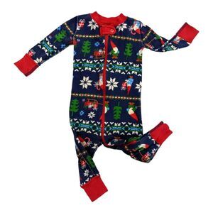 Hanna Andersson Gnome Christmas Footless Long Pajamas Baby Boy Girl 75 12 18 Mo